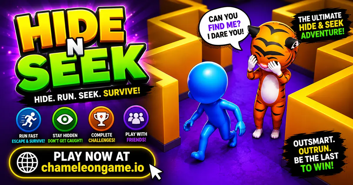 Hide N Seek | Outsmart Friends in Colorful Mazes